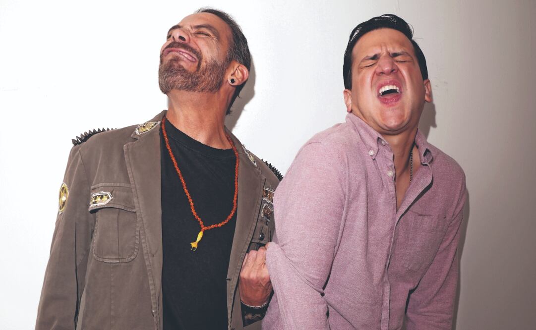 A Miguel (izq.) no le hallan parecido con Don Ramón, pero a Juan sí con Quico. Foto: de CARLOSMEJÍA. EL UNIVERSAL