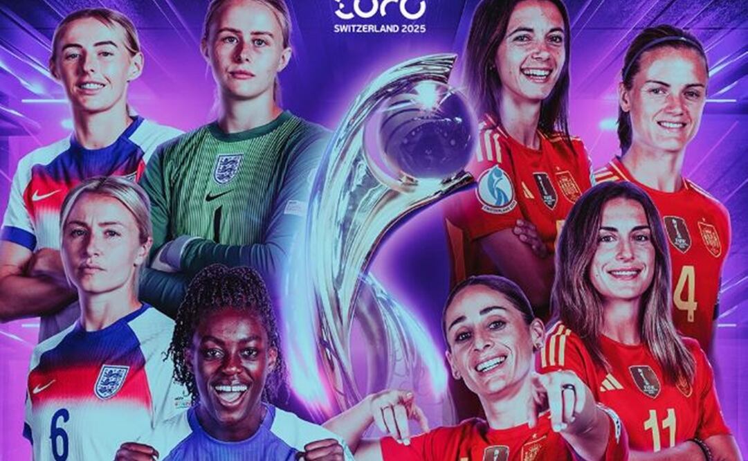 Inglaterra y España, protagonistas en la final de la Eurocopa Femenina - Foto: @weuro2025 en Instagram