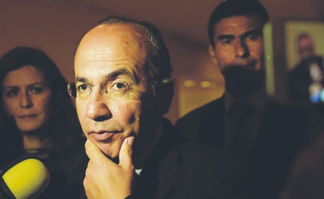 El expresidente Felipe Calderón aseguró que él sí combatió al narco, previo a que le dicten sentencia a su secretario de seguridad. ARCHIVO EL UNIVERSAL