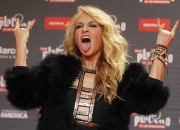 Paulina Rubio y los "resbalones" que ha protagonizado