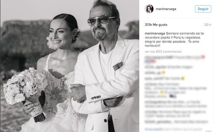 Marimar se despide de su papá Gonzalo Vega