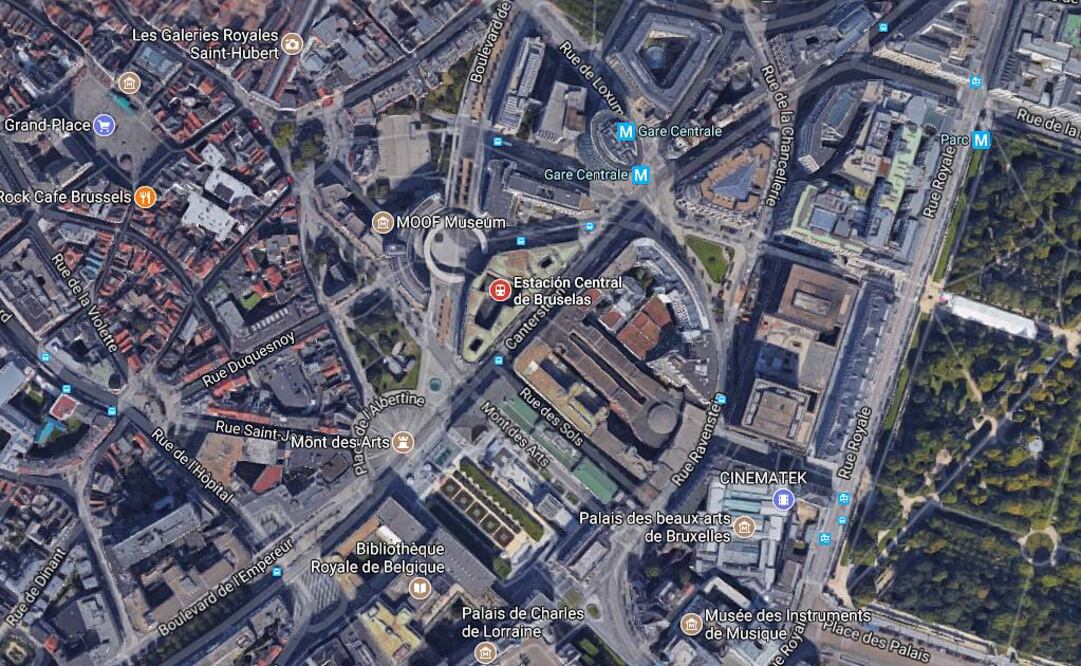 Evacúan estación de tren en Bruselas tras reportes de una explosión