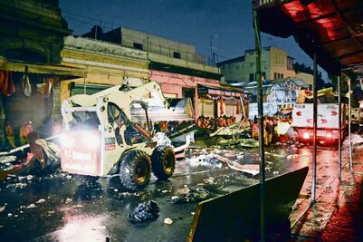 Quitan puestos ambulantes en Centro