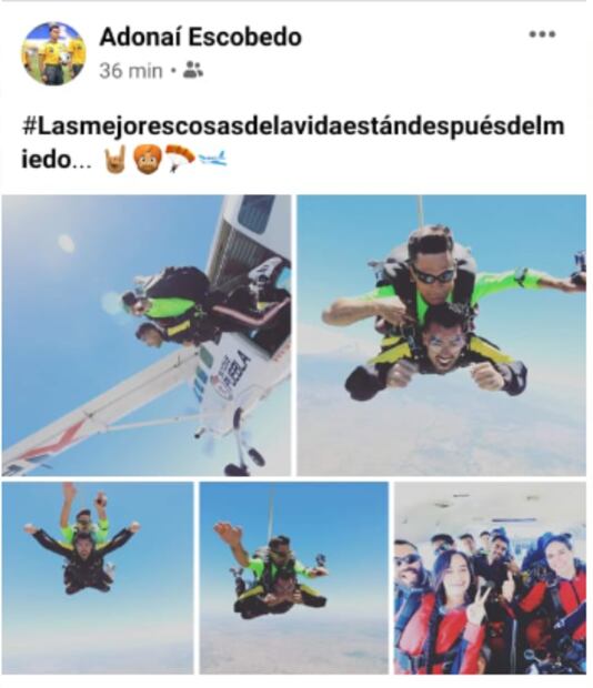 Árbitro de Liga MX ignora cuarentena y se avienta de paracaídas 