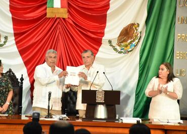 Gobernador de Tabasco entrega su primer informe de gobierno