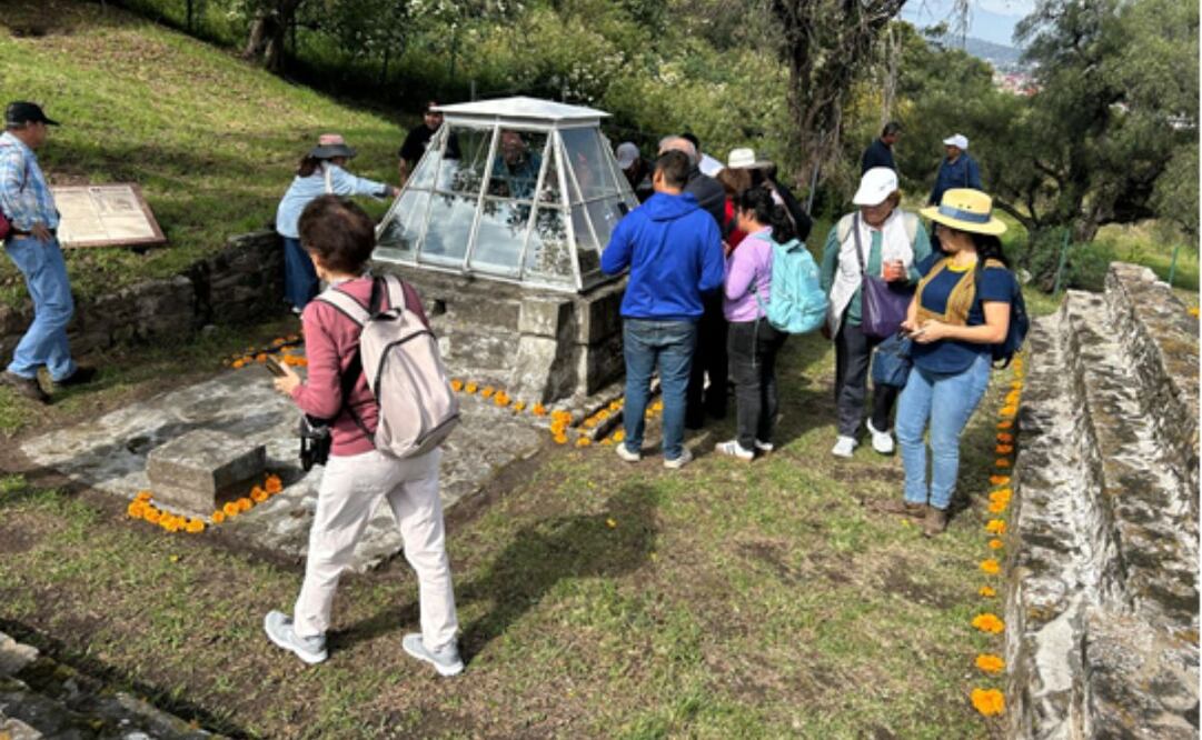Altar de los Cráneos Esculpidos en Puebla será abierto al público. Foto: INAH
