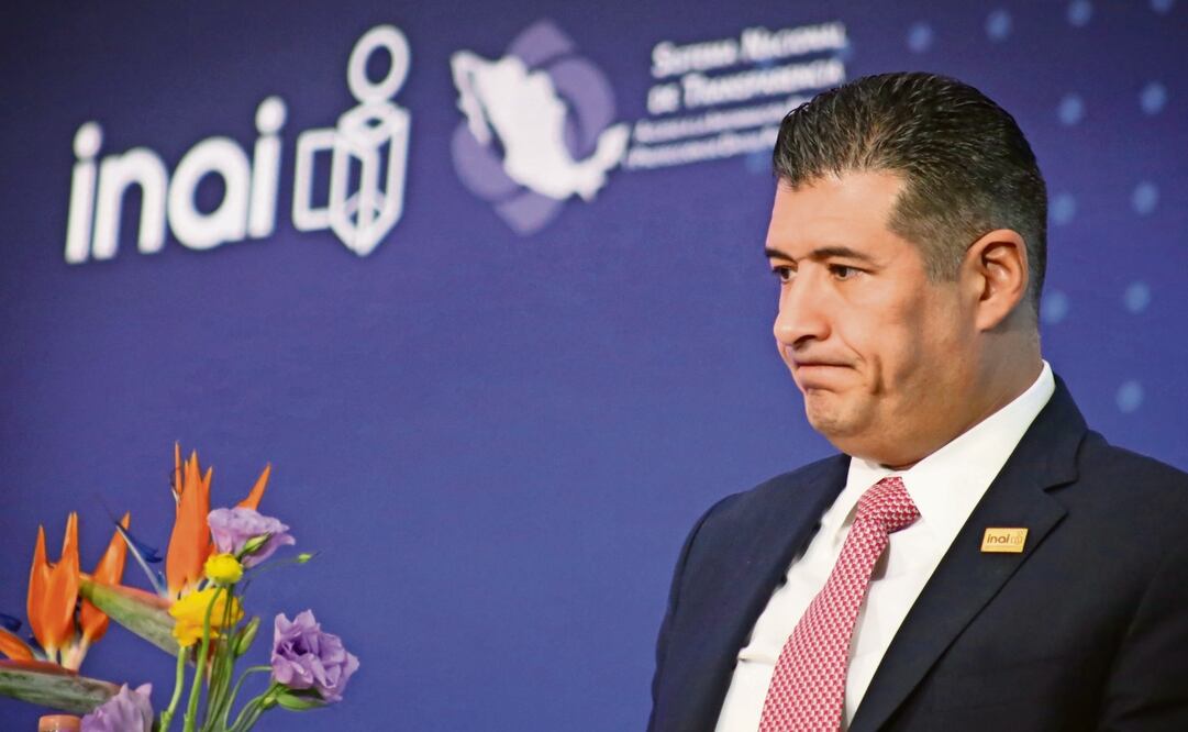 Adrián Alcalá, comisionado presidente del Inai, encabezó la Primera Jornada de la Semana Nacional de la Transparencia. Foto: Luis Camacho / EL UNIVERSAL