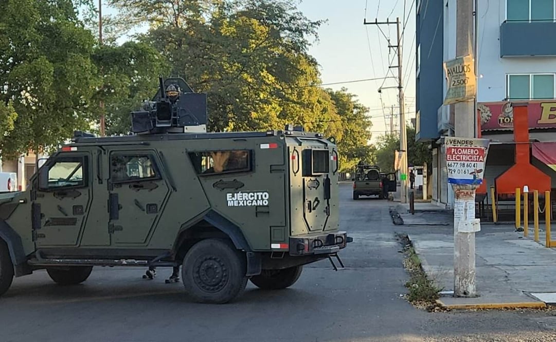 Fuerzas federales desplegaron un fuerte operativo en varias calles de este fraccionamiento. Foto: Especial
