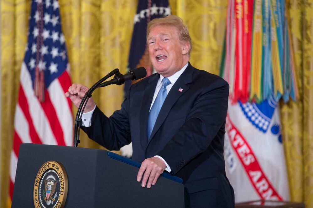 El presidente estadounidense, Donald Trump. Foto: EFE