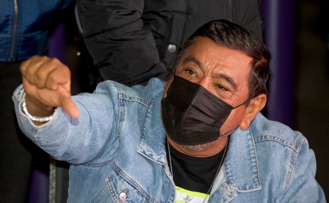 Tras el fallo del INE, Félix Salgado advirtió que iniciará una lucha civil pacífica y que recurrirá al tribunal electoral. Foto: Germán Espinosa. El Universal