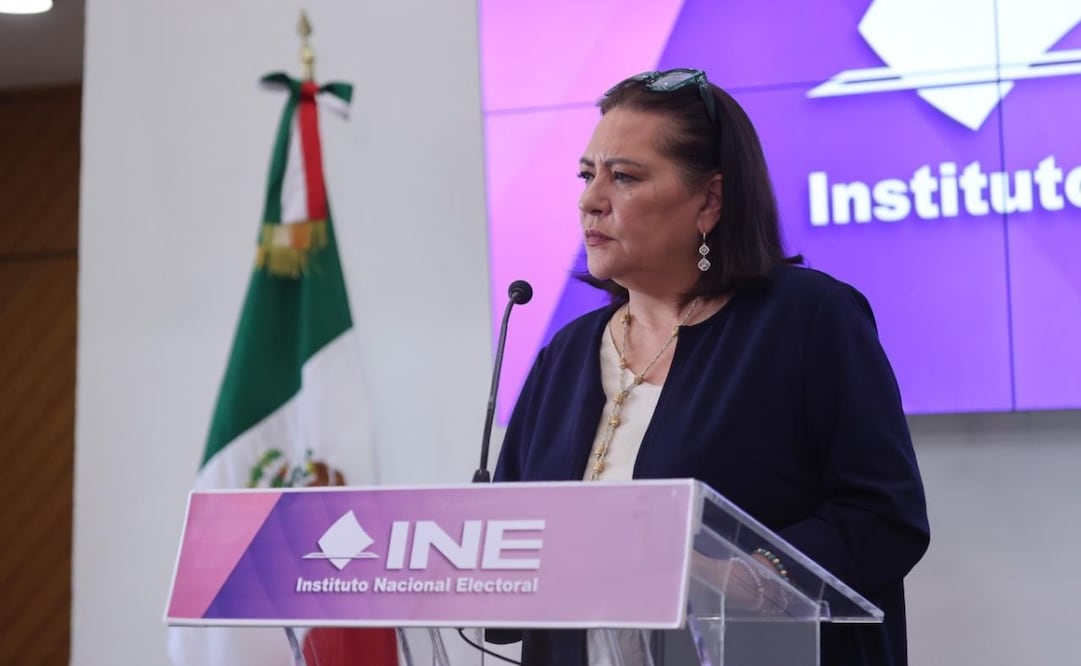 Guadalupe Taddei, presidenta del Instituto Nacional Electoral (INE) (27/04/2026). Foto: Especial