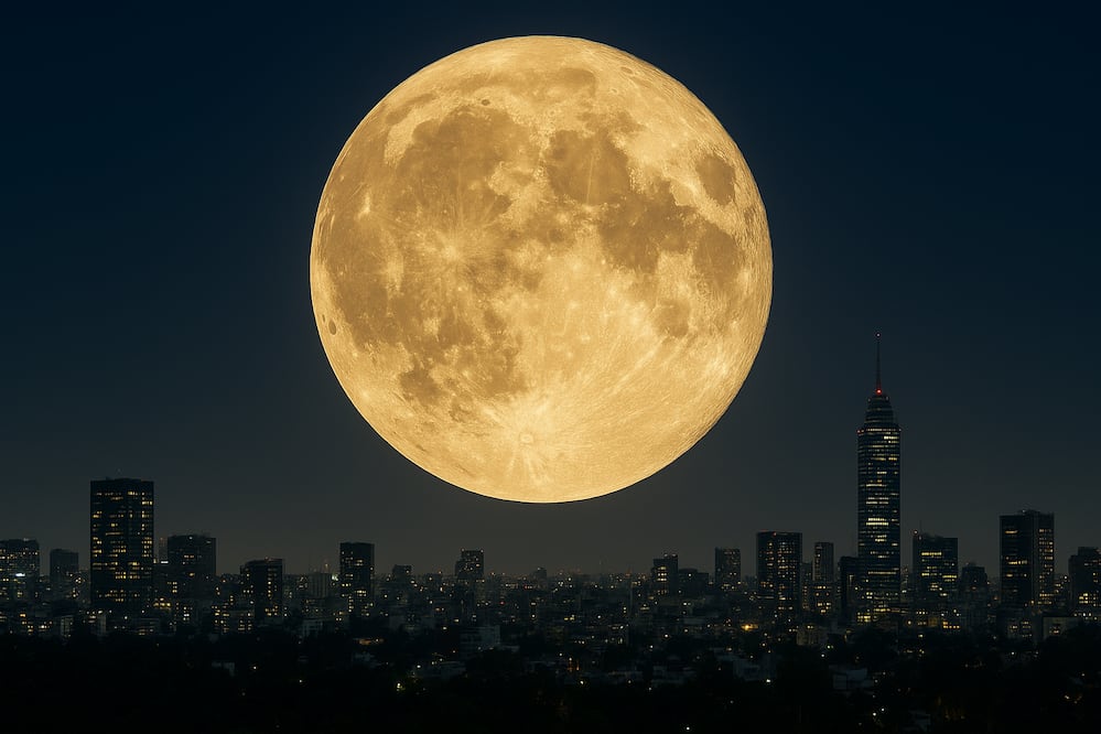 No te pierdas la última luna llena de este 2025: la Superluna Fría. Foto: Creada con IA (ChatGPT)
