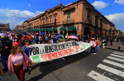 CNTE advierte que no bajará la guardia en Michoacán