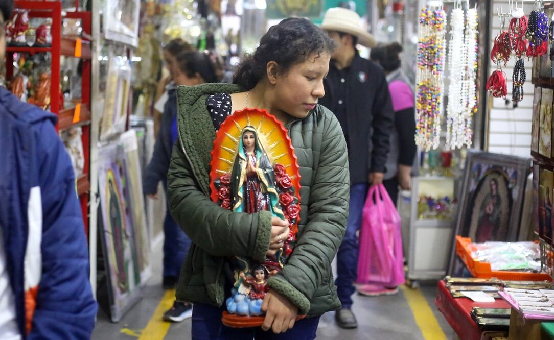Peregrinos en la Basílica de Guadalupe. Foto: Luis Camacho/EL UNIVERSAL