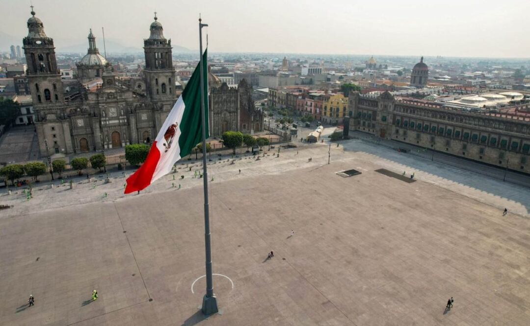 El domingo próximo la presidenta Claudia Sheinbaum encabezará un evento masivo en el Zócalo de la CDMX para celebrar su primer año como presidenta de la República. Foto: EL UNIVERSAL
