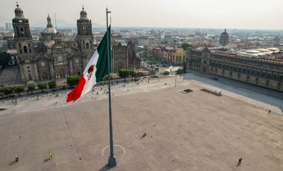 El domingo próximo la presidenta Claudia Sheinbaum encabezará un evento masivo en el Zócalo de la CDMX para celebrar su primer año como presidenta de la República. Foto: EL UNIVERSAL