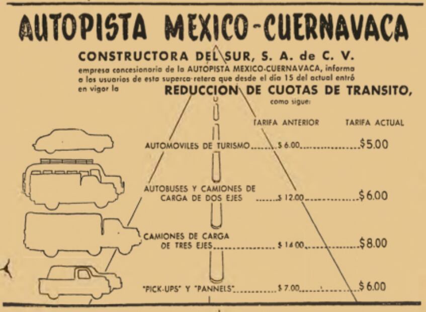 La primera súper carretera de México