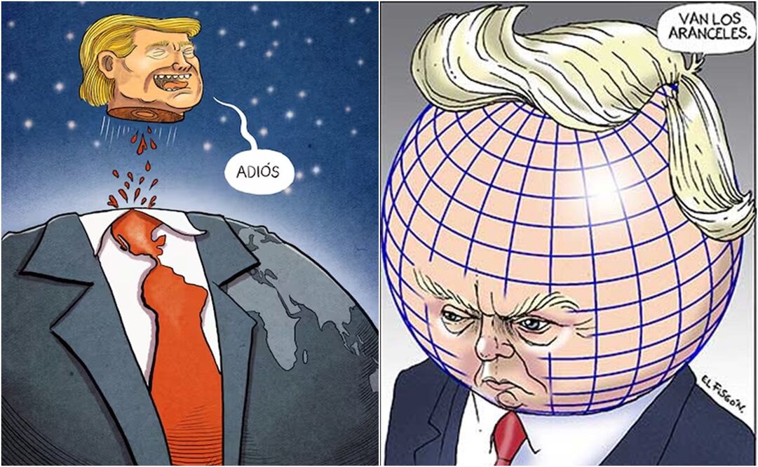 Aranceles de Trump protagonizan cartones de la prensa nacional este 2 de abril. Foto: Redes sociales