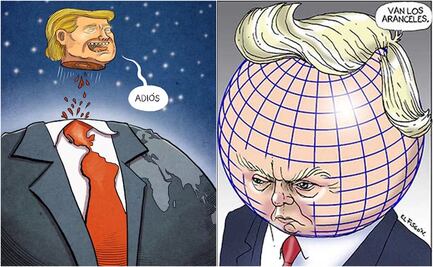 Aranceles de Trump protagonizan cartones de la prensa nacional este 2 de abril; de Chelo a El Fisgón