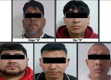 Detienen a 5 sujetos por delitos de alto impacto en el Edomex; entre ellos se encuentra Edgar, alias “El 25”