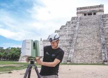 En 90%, la digitalización de Zona Arqueológica de Chichén Itzá