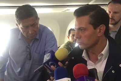 Cancela EPN gira en Oaxaca; regresa a CDMX 