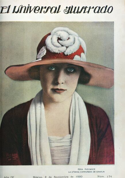 Edna Purviance, la compañera de Chaplin antes de que fuera famoso