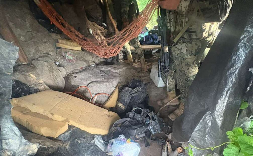 Marina inhabilita en Mazatlán, Sinaloa cuatro campamentos del crimen organizado este 15 de septiembre de 2025. Foto: Especial