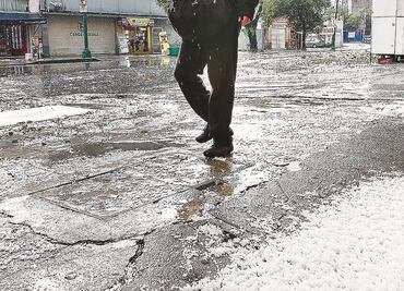 Cae granizo en Iztapalapa; llueve en otras 6 alcaldías de CDMX