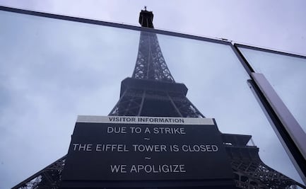 Torre Eiffel cierra sus puertas al público por huelga contra su gestión financiera