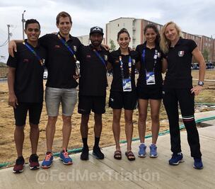 México se lleva el podio en triatlón en Barranquilla