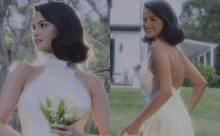 Selena Gomez luce vestido de Ralph Lauren en sus nupcias con Benny Blanco