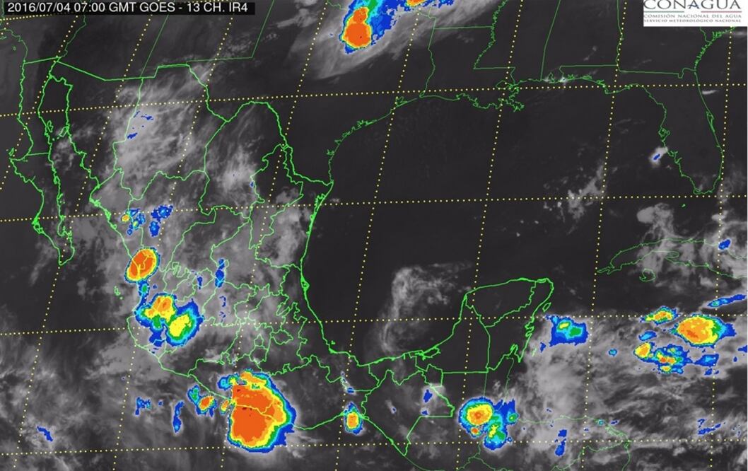 En la foto: Imagen Satelital del SMN