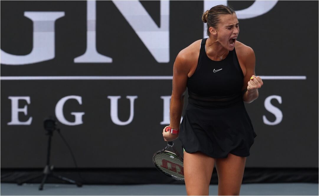 Aryna Sabalenka es la segunda semifinalista FOTO: WTA Finals Cancún