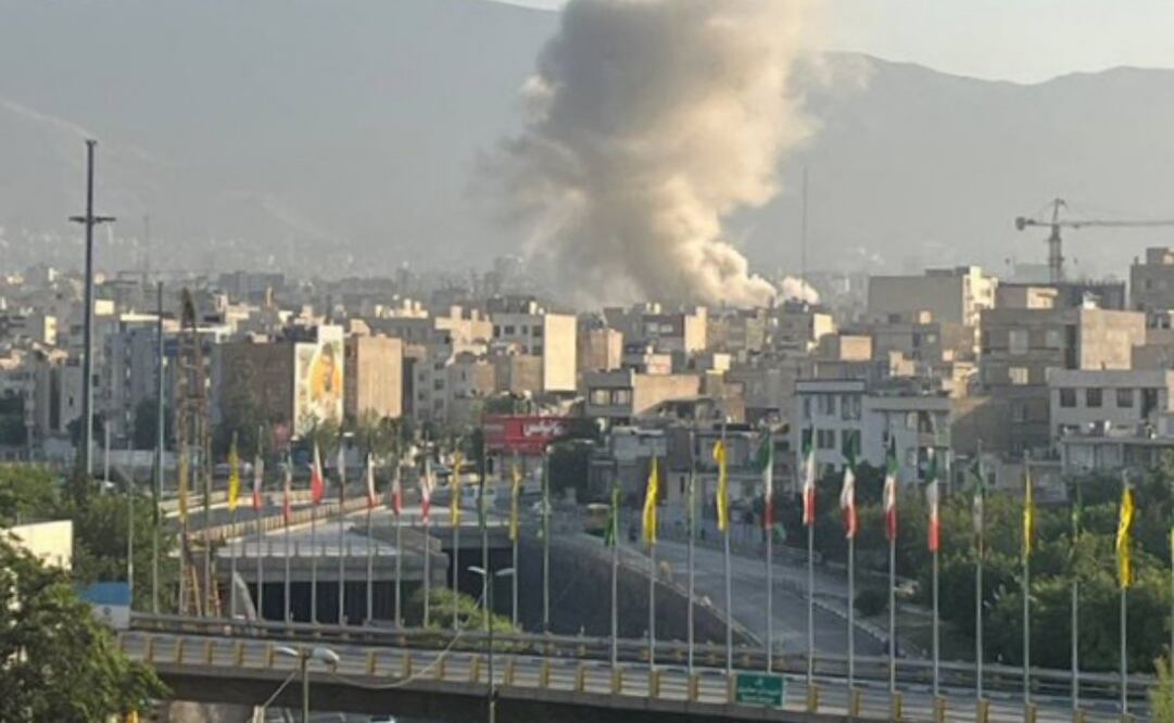 Continua enfrentamiento entre Israel e Irán (16/06/2025). Foto: X @UHN_Plus