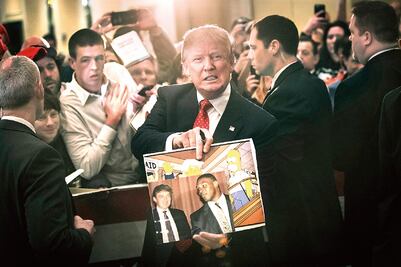 Ausente, Trump gana debate en redes sociales