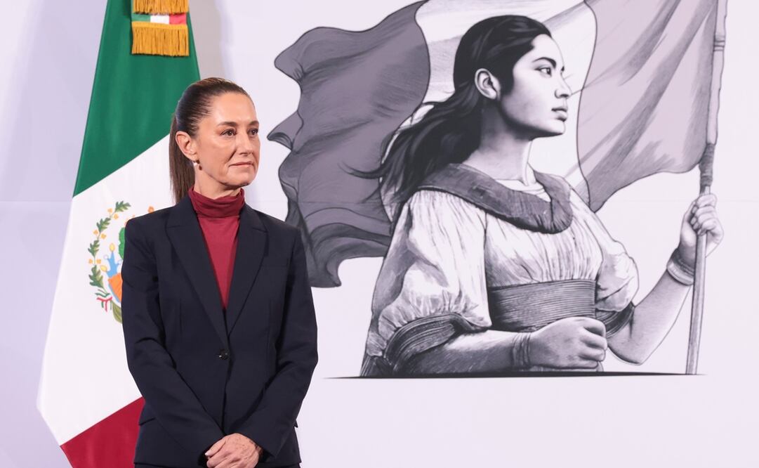 Conferencia mañanera de Claudia Sheinbaum del 2 de diciembre, desde Palacio Nacional. Foto: Presidencia