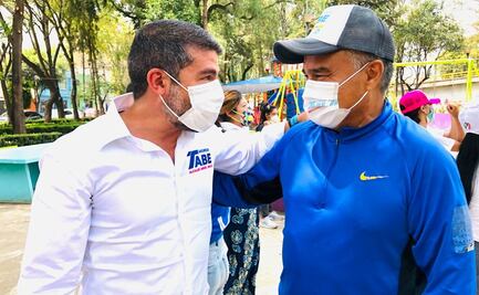 Mauricio Tabe promete rescatar y rehabilitar espacios públicos en la Miguel Hidalgo