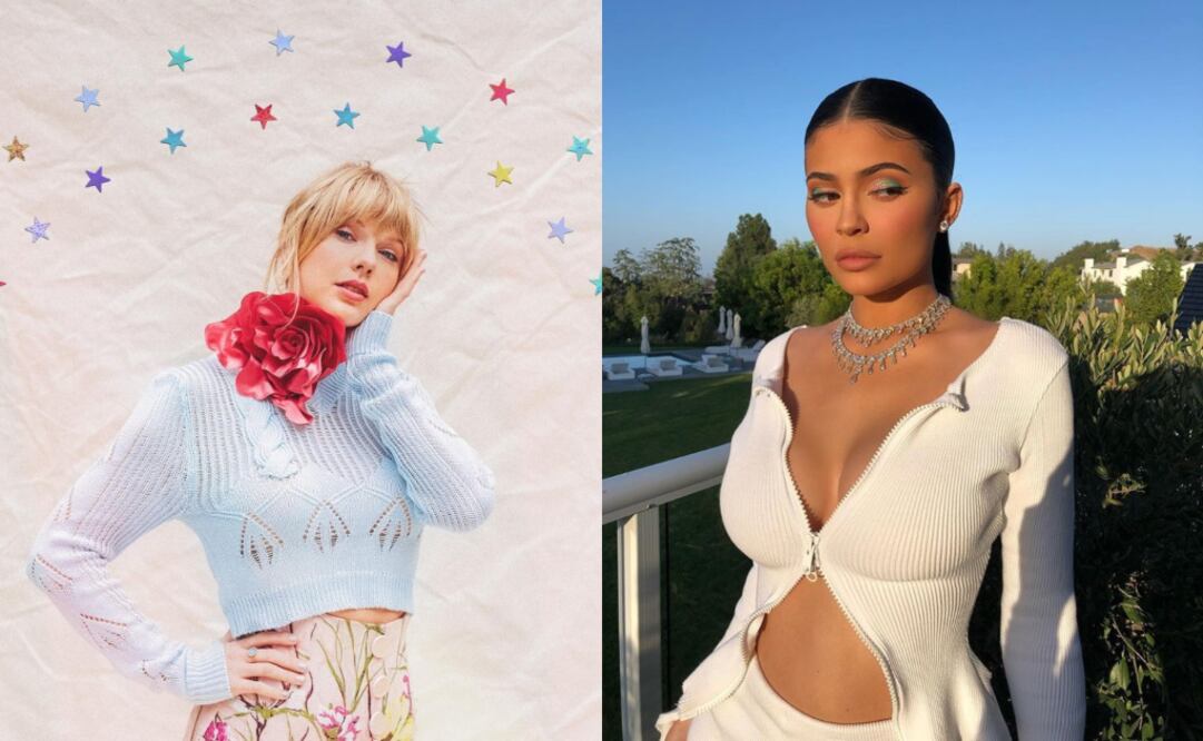 Taylor Swift por encima de varios hombres populares. Foto: Instagram