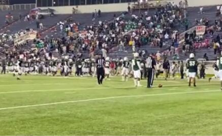 VIDEO: Partido de futbol americano es interrumpido por un tiroteo; hubo heridos