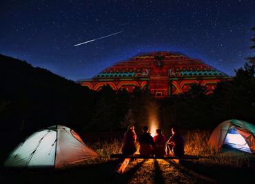 En Teotihuacán, una noche para observar la lluvia de estrellas
