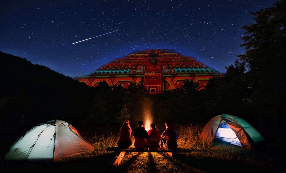 Habrá 120 'estrellas fugaces' por hora. Foto: Teotihuacán Bajo las Estrellas