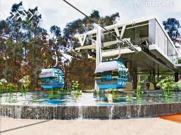 Adaptan la L3 del Cablebús al Bosque de Chapultepec