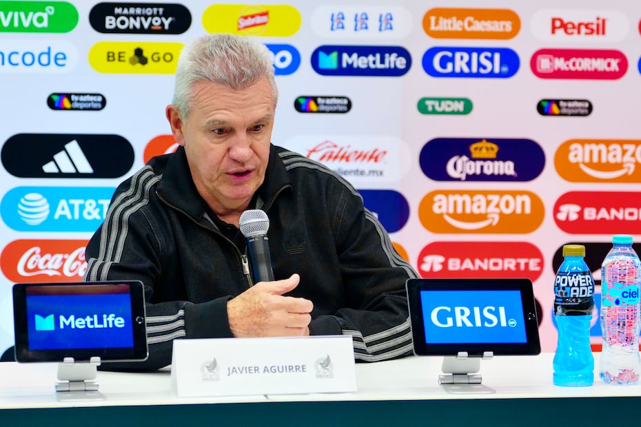 Javier Aguirre, director técnico de la Selección Mexicana, en conferencia de prensa - Foto: Imago7
