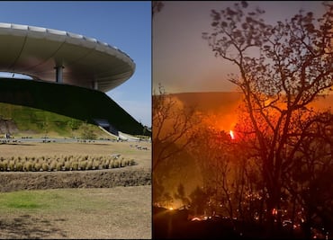 ¿En riesgo el Chivas vs Santos por incendio cerca del Akron?