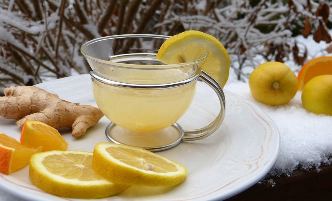 La infusión de jengibre con limón ha sido utilizada por años para aliviar problemas respiratorios / Foto: Pixabay