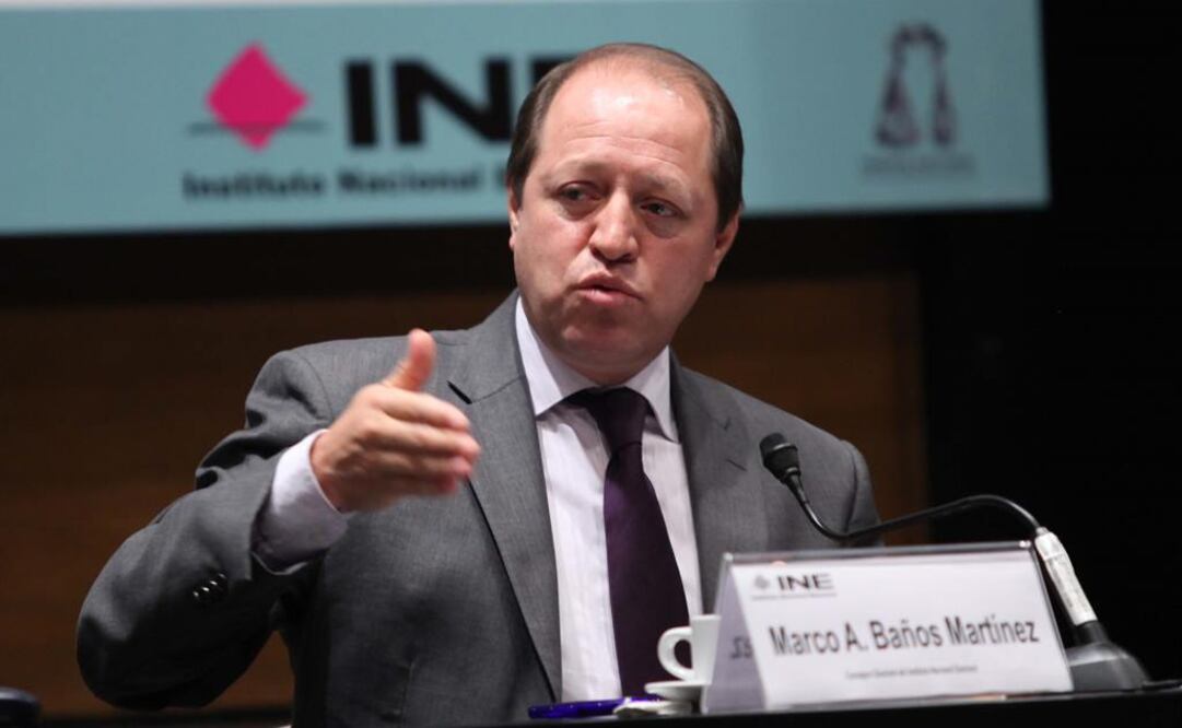 Consejero del INE Marco Antonio baños, en la imagen. Foto: Archivo EL UNIVERSAL