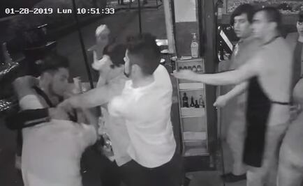 Captan en video agresión a meseros y clientes de Hostería "La Bota" en el Centro