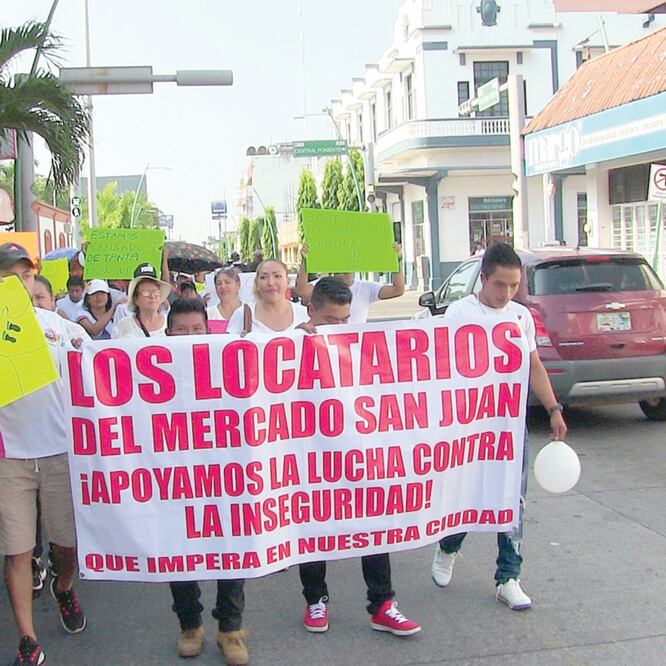 Locatarios del mercado San Juan también pidieron freno a homicidios. MARÍA DE JESÚS PETERS. EL UNIVERSAL