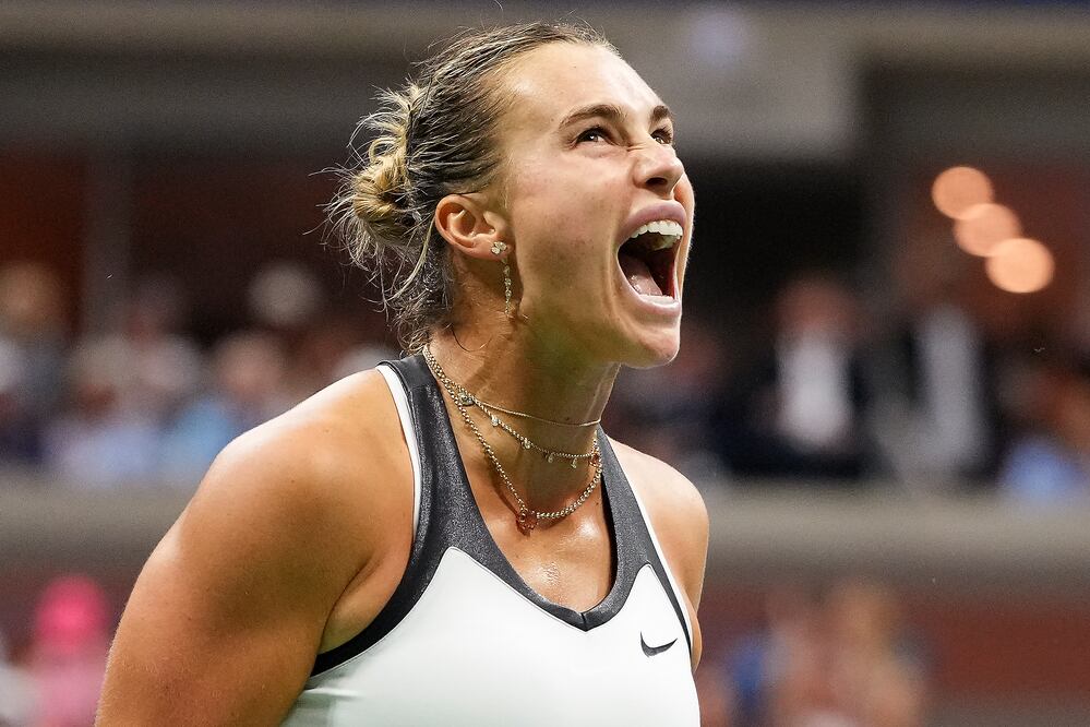 Aryna Sabalenka en la final del US Open - Foto: AP